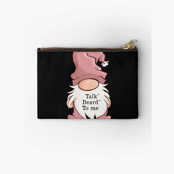 Item preview,  Lady Gnome cartoon, Talk beard to me, Quote designed and sold by DebbieJoyArt.