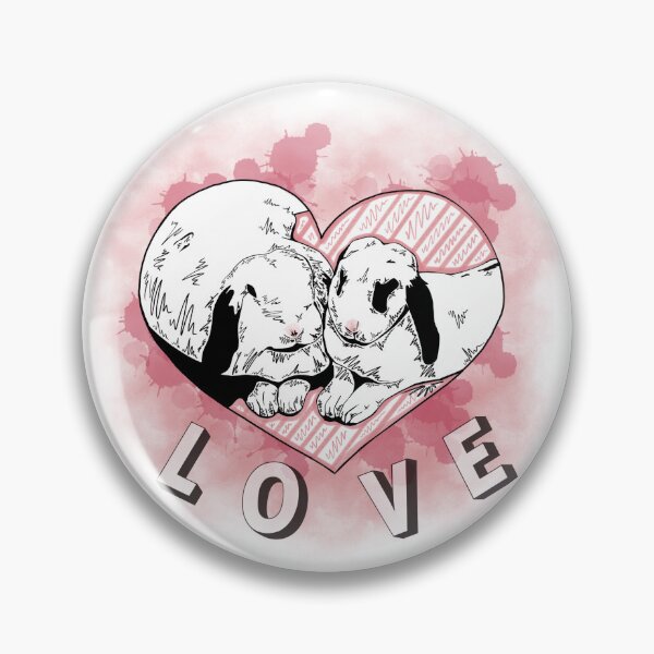 Item preview, Bunny Love (transparent backgroung) designed and sold by Anonymous Badger.