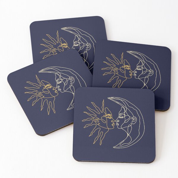 Item preview, Helios and Selene (Blue) designed and sold by ArtivistsCave.