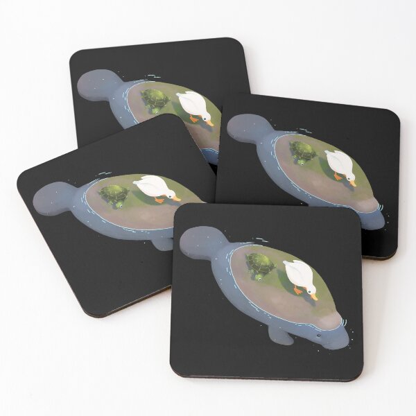 Item preview, Life Of Manatee : with a duck and a turtle friend designed and sold by You Store.