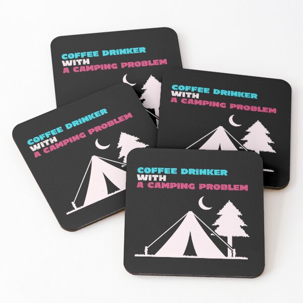 Artikelvorschau, Kaffeetrinker mit Campingproblem entworfen und verkauft von RedCampLife.