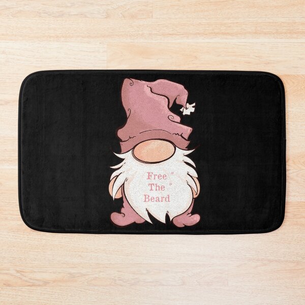 Item preview, Lady Gnome cartoon, free the beard, Girlfriend Quote designed and sold by DebbieJoyArt.