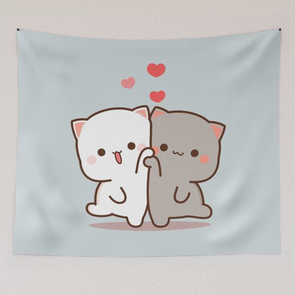 Item preview, Peach and goma mochi cat   designed and sold by AidanCooke43.
