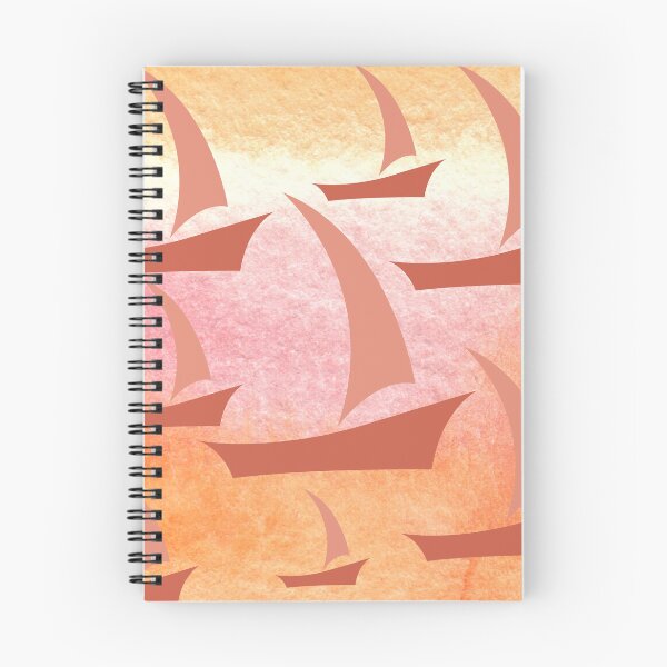 Item preview, Terracota Watercolor Boats designed and sold by inStoredecor.