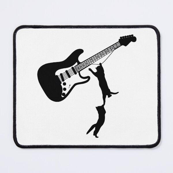 Item preview, Cats and Electric Guitar designed and sold by Primroaddesigns.