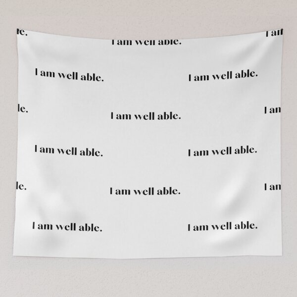 Item preview, I am well able. designed and sold by EnlightParis.