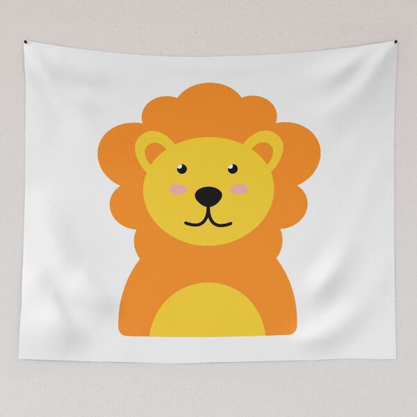 Item preview, Cute lion designed and sold by ShopLeilaArt.