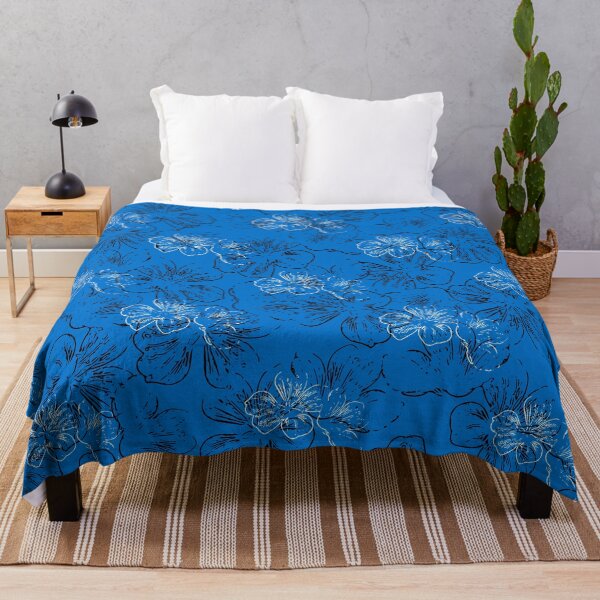Item preview, Geranium Blue, Black & White #1 designed and sold by Kettukas.