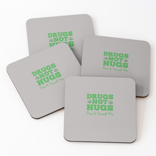 Item preview, Droga, no abrazos, no me toques, hierba, canabis, hoja de marihuana designed and sold by Theparticular.