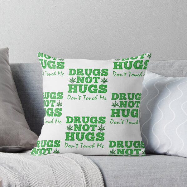 Item preview, Droga, no abrazos, no me toques, hierba, canabis, hoja de marihuana designed and sold by Theparticular.