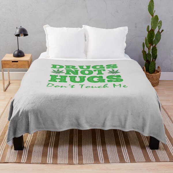 Item preview, Drug Not Hugs Don't Touch Me Weed Canabis Marijuana Leaf designed and sold by Theparticular.