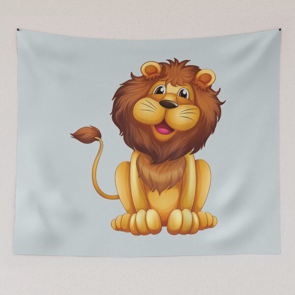 Item preview, Smiling lion. King of the Jungle               designed and sold by AidanCooke43.