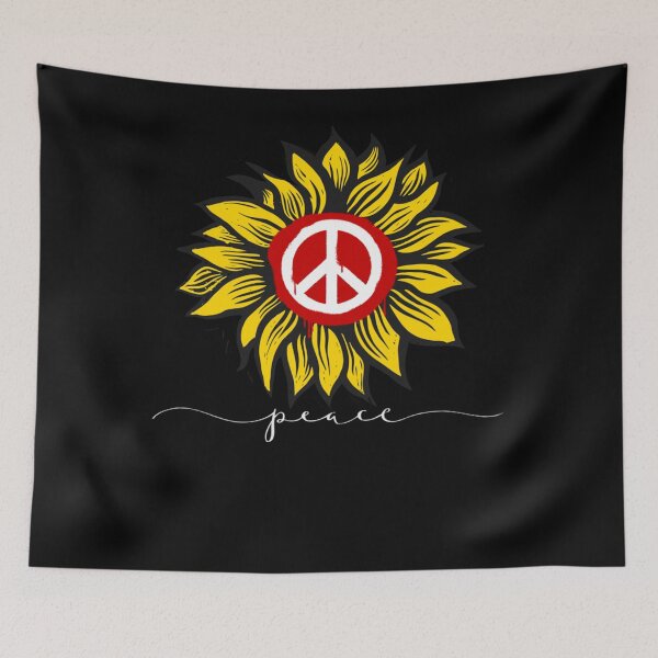 Item preview, Peace for Ukraine! I Stand With Ukraine with Ukraine's National Sunflower and Peace Symbol Essential designed and sold by RobertEscarceg.