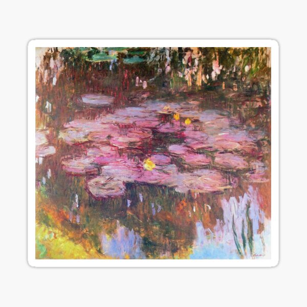 Vista previa del artículo con la obra «Claude Monet - Nenúfares», diseñado y vendido por artcenter.