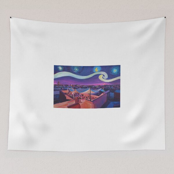 Item preview, Starry Night in Marrakech Van Gogh Inspirations  designed and sold by artshop77.
