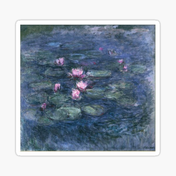 Vista previa del artículo con la obra «Claude Monet - Nenúfares», diseñado y vendido por artcenter.