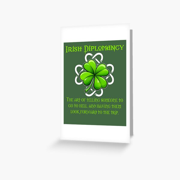 Irish Luck Greeting Cards for Sale