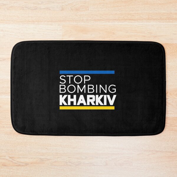 Item preview, Stop Bombing Kharkiv designed and sold by Kiki Art.