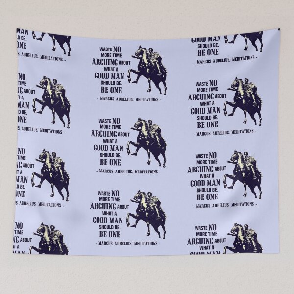 Item preview, Stoic Marcus Aurelius Quotes Meditations - Waste no more time arguing  designed and sold by challengecafe.