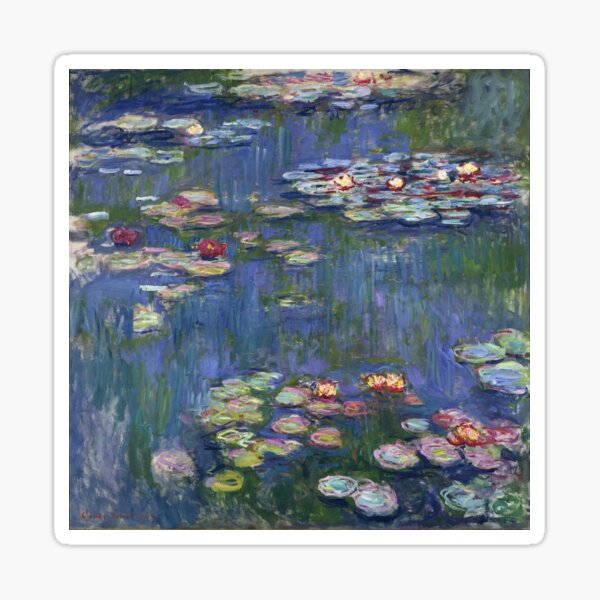 Vista previa del artículo con la obra «Claude Monet - Lirios de agua», diseñado y vendido por artcenter.