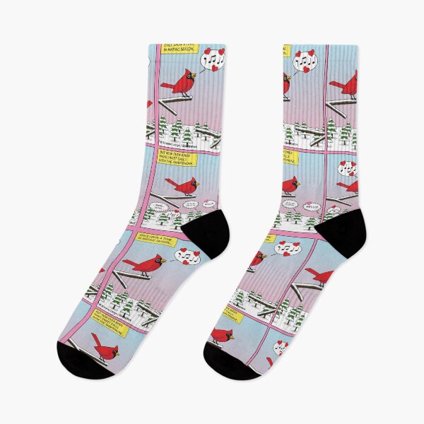 Item preview, Cómic moderno de llamadas de apareamiento de aves designed and sold by BirdAtWork.