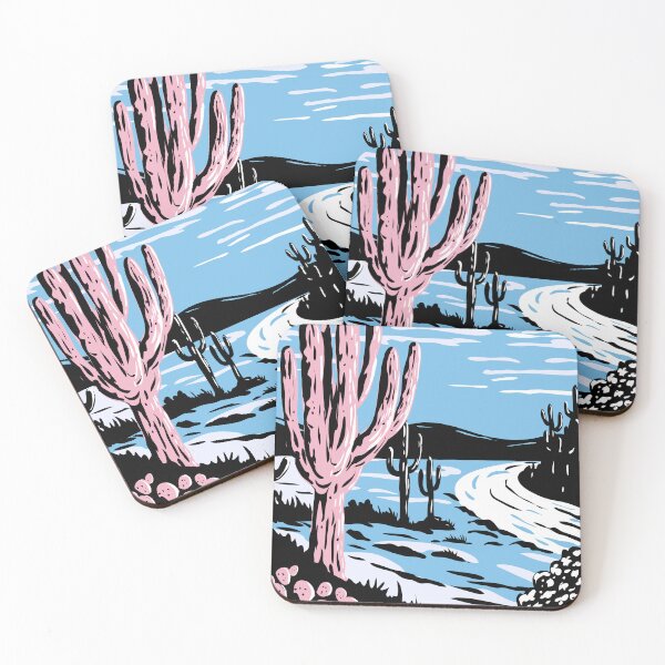 Item preview, Subtle Transgender Pride Desert Scenery, Aesthetic Discreet Trans Pride Flag, LGBT designed and sold by SweetestPrints.