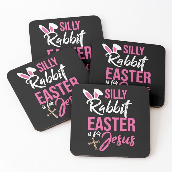 Item preview, Happy Easter Day, Silly Rabbit Easter Is For Jesus, Bunny Easter, Leopard Cross Easter, Cute Rabbit Easter, Easter Gifts designed and sold by LorileeLeonard.