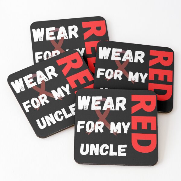 Item preview, I wear red for my uncle hv designed and sold by jusicaart.