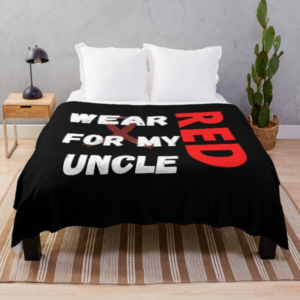 Item preview, I wear red for my uncle hv designed and sold by jusicaart.