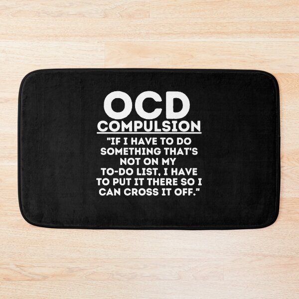 Item preview, OCD Awareness, Obsessive Compulsive Disorder, OCD Warrior, OCD Quote, OCD support, OCD Gift designed and sold by ILLTOOCHILL.