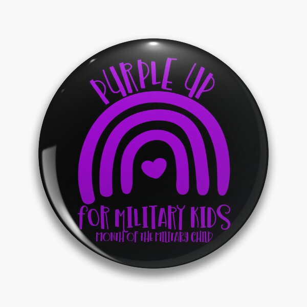 Artikelvorschau, Purple Up For Military Kids Little Hero Military Child Month Gear entworfen und verkauft von DynamicDesign.