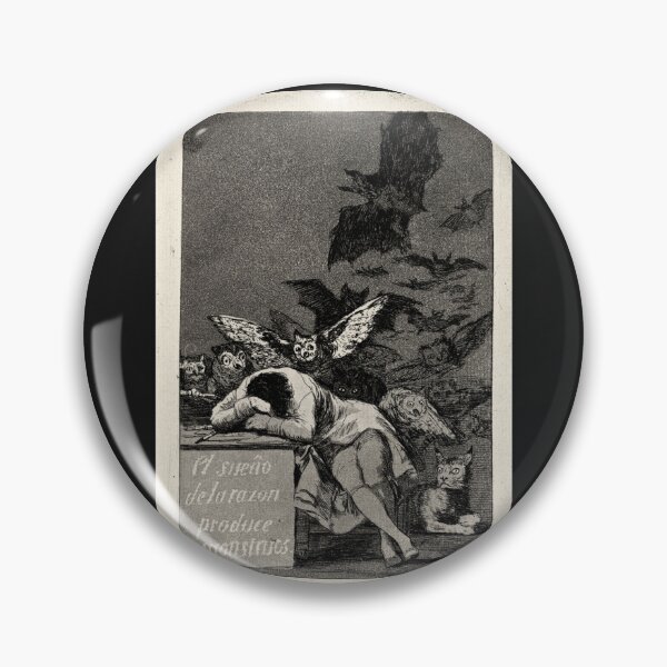 Item preview, Francisco José de Goya y Lucientes - The sleep of reason produces monsters 1799 Classic T-Shirt designed and sold by MarcelMichaelH.