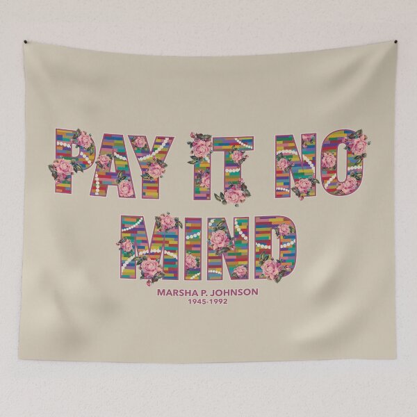 Item preview, Marsha P Johnson Tribute: Pay It No Mind designed and sold by BendeBear.