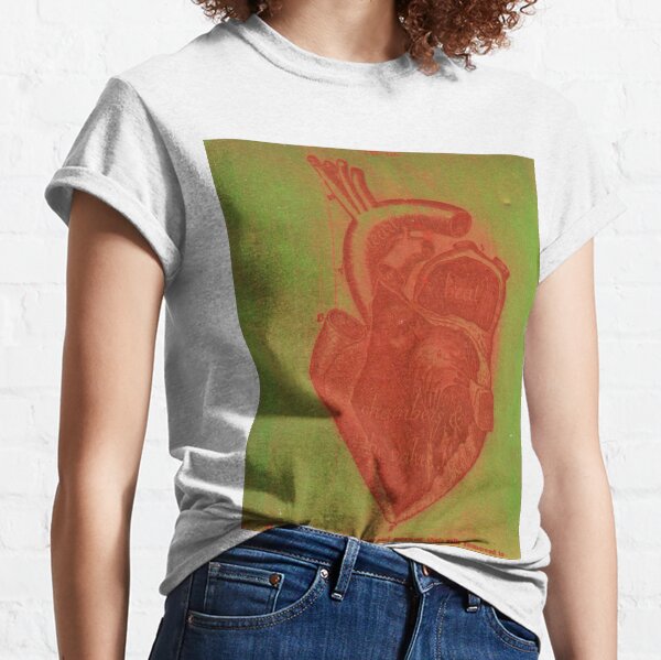 Red 'Chambers & Valves' print Classic T-Shirt