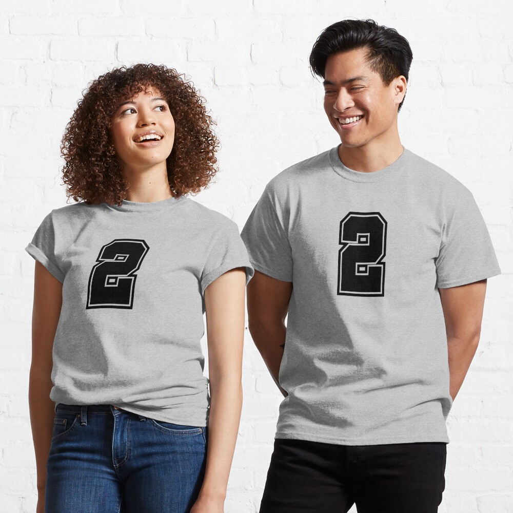 2 shirt number number college style Sticker by GeogDesigns