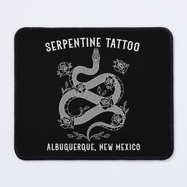 Item preview, Serpentine Tattoo, Albuquerque, New Mexico, Snake, Roses Tattoo Design, Tattoo Shirt designed and sold by Proverbial Wisdom Design.