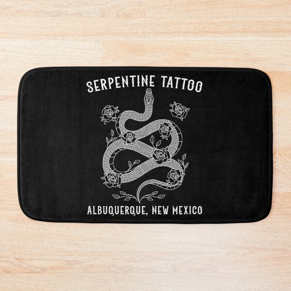 Item preview, Serpentine Tattoo, Albuquerque, New Mexico, Snake, Roses Tattoo Design, Tattoo Shirt designed and sold by Proverbial Wisdom Design.