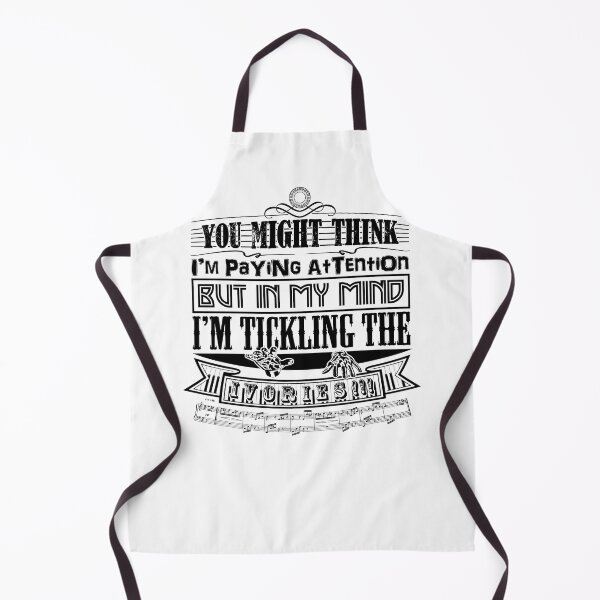 Item preview, PIANO - YOU THINK I'M PAYING ATTENTION - FUNNY QUOTE - KEYBOARD PLAYER black designed and sold by KoolDsignsMUSIC.