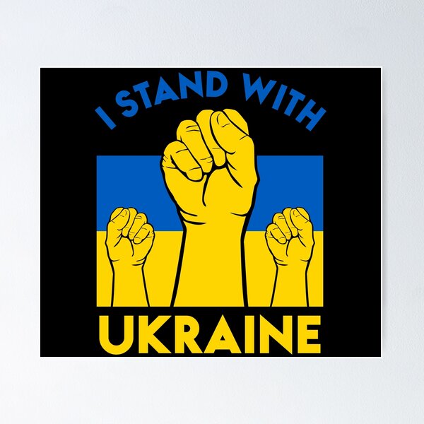Item preview, I Stand with Ukraine designed and sold by NessiCreates.