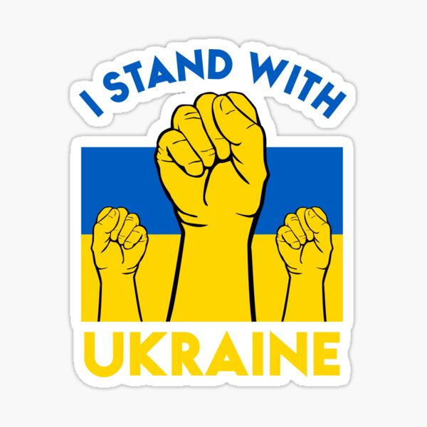 Item preview, I Stand with Ukraine designed and sold by NessiCreates.
