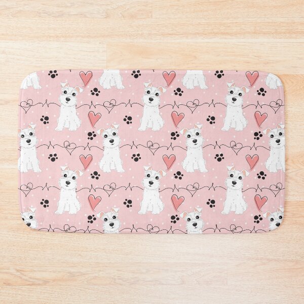 Item preview, Love White Miniature Schnauzer designed and sold by Lulupainting.