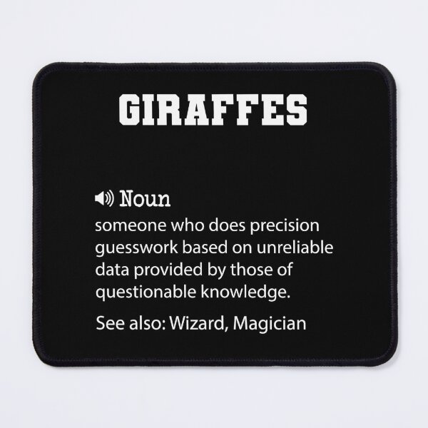 Item preview, Giraffes Definition, Funny Giraffes Quote, Cool gift for Giraffes lover designed and sold by ZAstore.