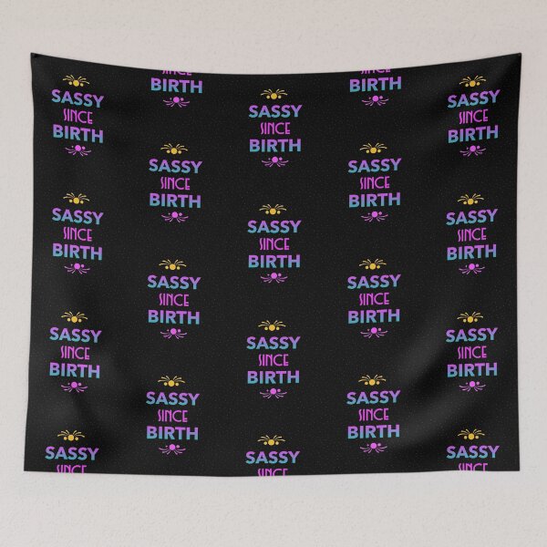 Item preview, Sassy since birth t-shirt -birthday. designed and sold by DesignedBySnip.