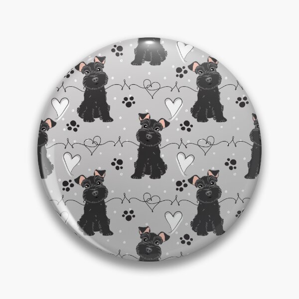 Item preview, Love Black Miniature Schnauzer designed and sold by Lulupainting.