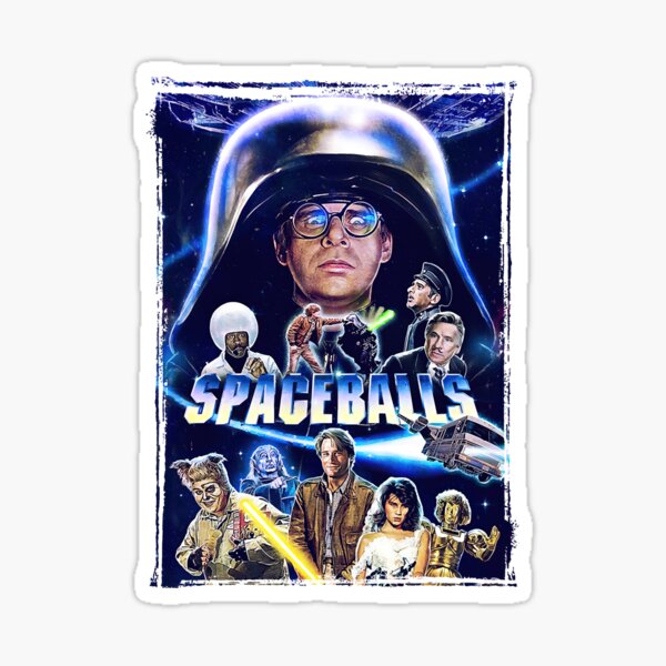 Spaceballs Merchandise Spaceballs The Sticker - Waterproof Die Cut Bumper Sticker For Cars & Windows Dark Helmet Spaceballs