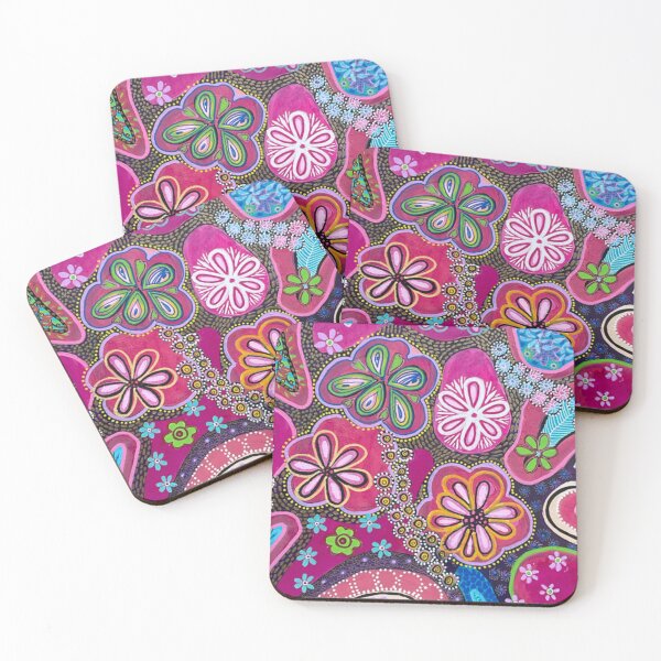 Item preview, Groovy Flower Power Boho Hippie Flowers designed and sold by Tracey  Bartlett.