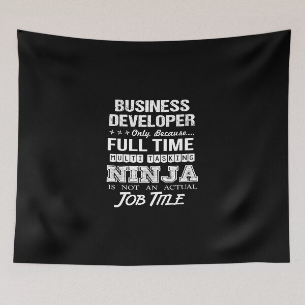 Item preview, Business Developer T Shirt - Ninja Job Gift Item Tee designed and sold by ritterdick.