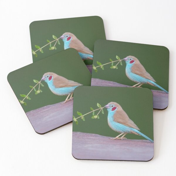 Item preview, Red cheeked Cordon bleu  designed and sold by ritusdesigns.