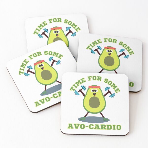 Item preview, Time For Some Avo-Cardio designed and sold by GeoArtDesign.