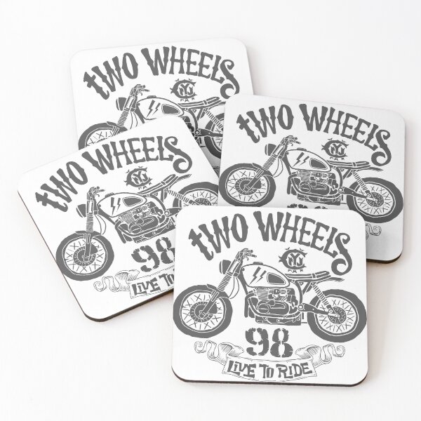 Item preview, Two wheels - Live to ride - Design bikers 98 designed and sold by MomoDesigners.